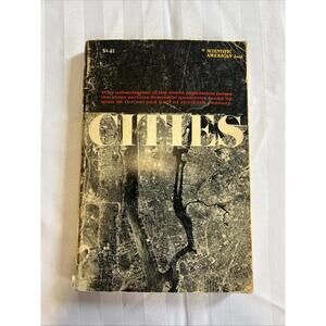 Cities Urban Development 1965 Vintage Book First Edition Soft Cover